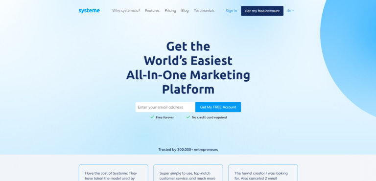 Systeme.io All-in-One Marketing Platform Review